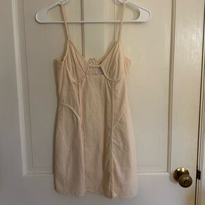 Sundays Mini Tan Dress